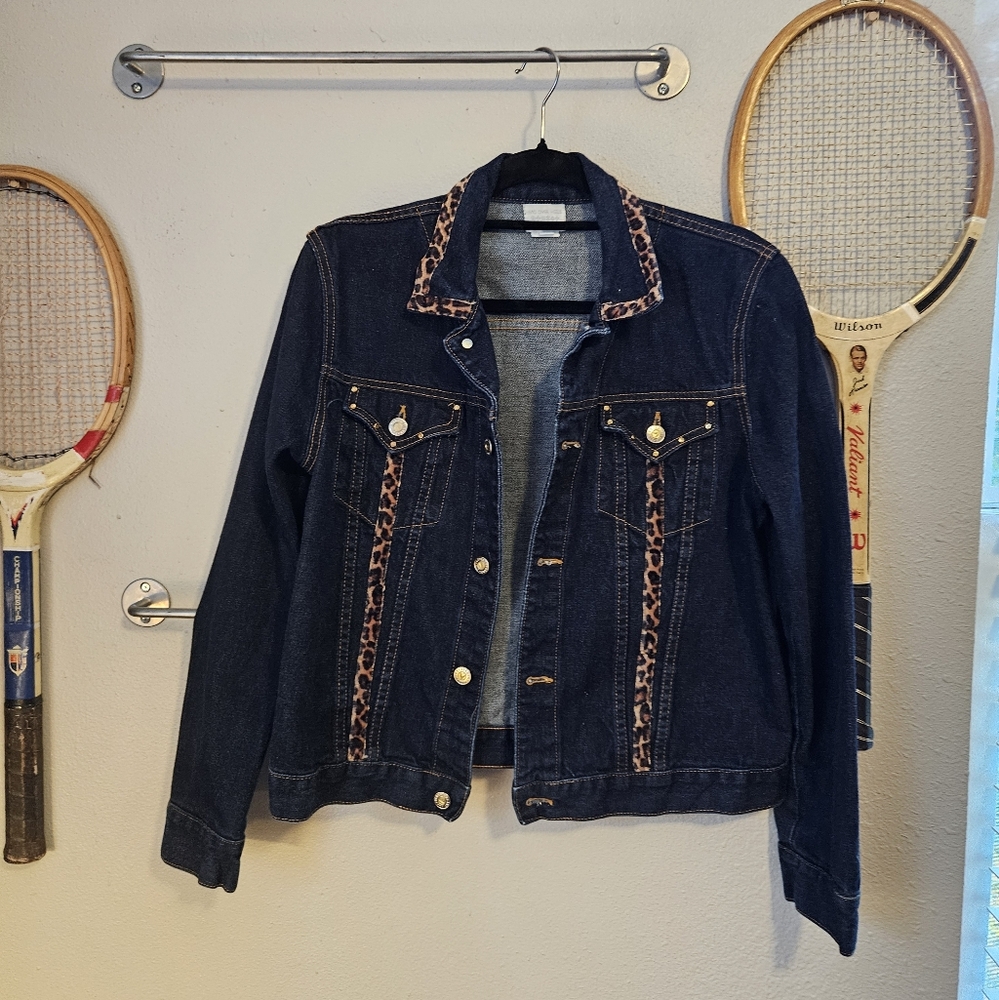 VTG Jean Jacket Cheetah